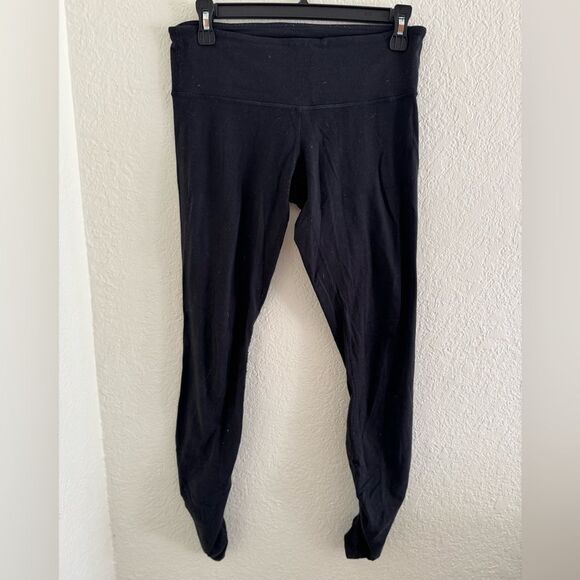 Lululemon Athletica Black High-Waist Leggings with Ankle Detail - Picture 1 of 7